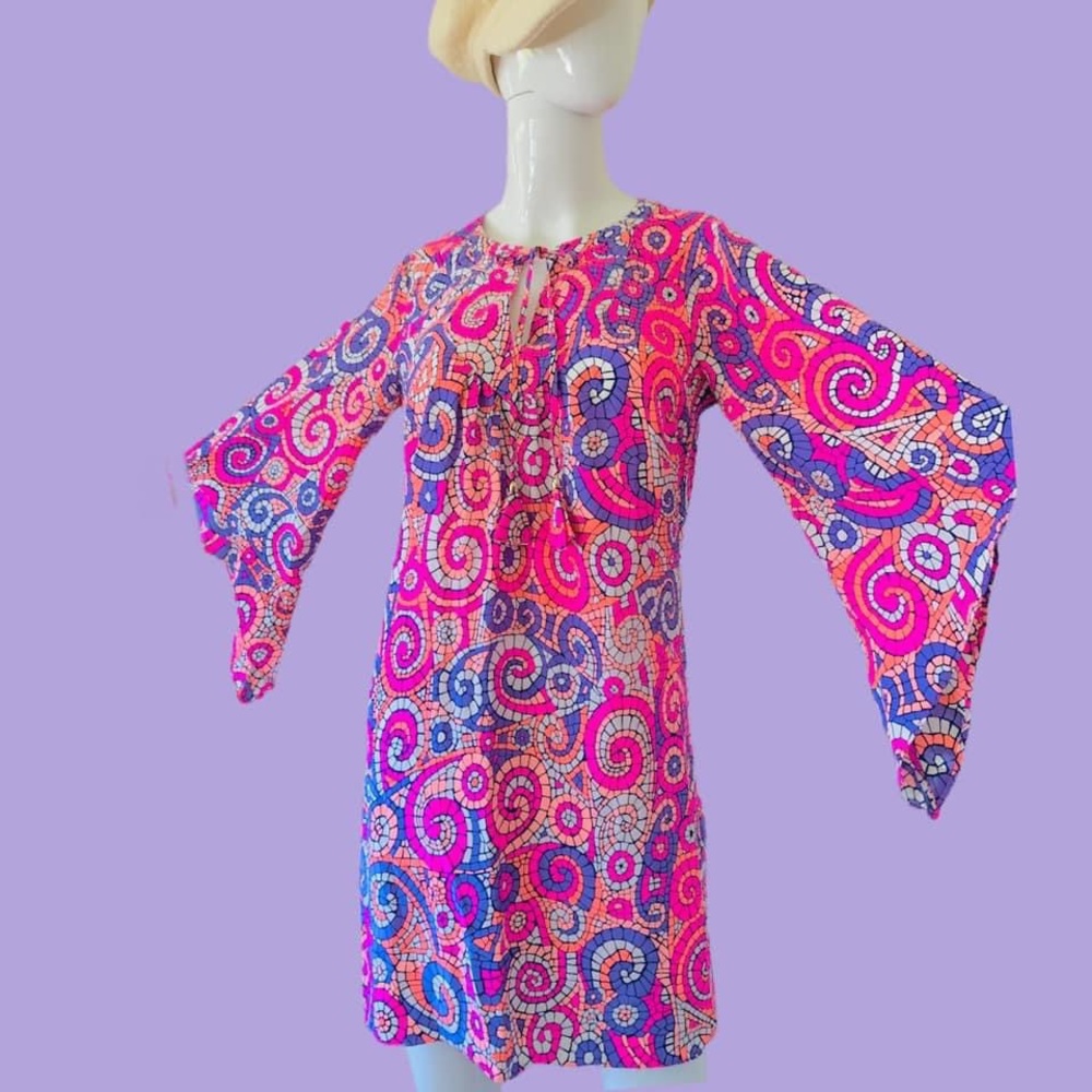 Alice & Trixie Rare Mosaic Print Go Go Mini Dress